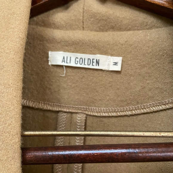 Ali Golden wool robe coat - Picture 6 of 10